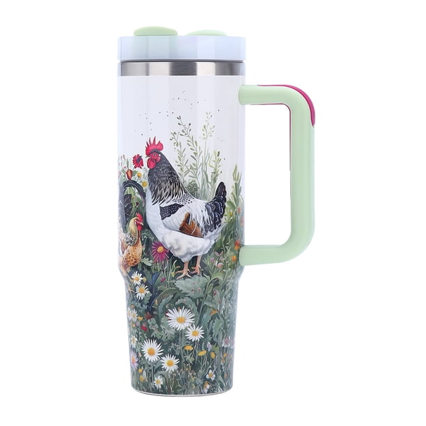 Vaso aislado de 40 onzas, botella de agua de acero inoxidable, regalos para mujeres, hombres, ella y él