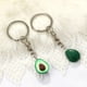 thumbnail image 5 of llaveros de aguacate con colgante de arcilla, regalo para parejas, ovalados, sin núcleo, estilo aleatorio., 5 of 5