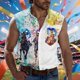 thumbnail image 1 of Camiseta sin mangas con cuello vuelto para hombre, estilo informal, a la moda, con estampado, cuello vuelto, sin mangas, bolsillos, deportiva, de poliéster, 1 of 4