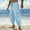 c01Blue, variant on Mans Cotton Linen Pants Solid Color Loose Casual Large-Pocket Cotton-Linen Elastic-Waist Drawstring Full Length Pants Yellow M