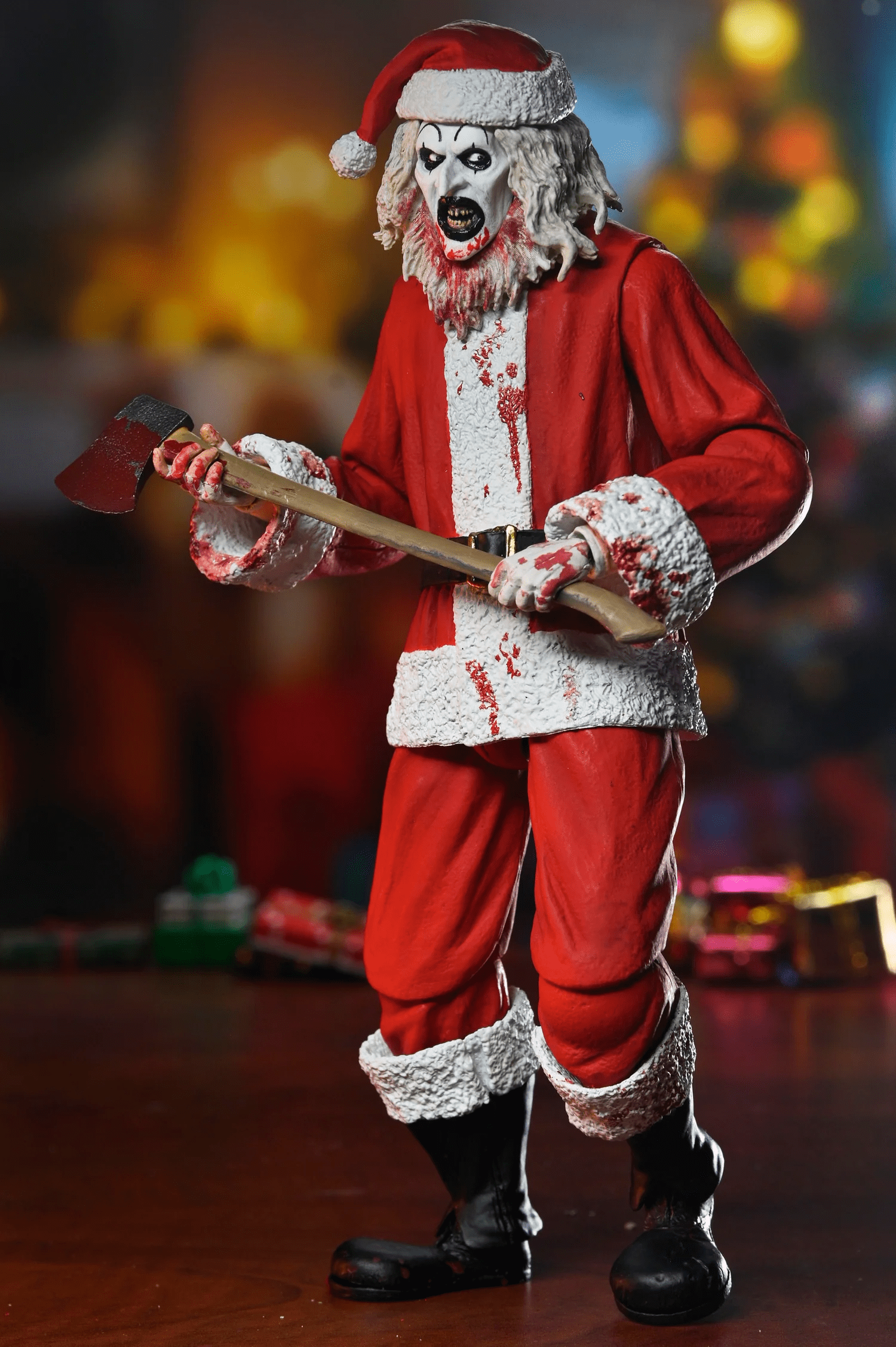 Terrifier - Ultimate Bloody Santa Suit Art the Clown 7-Inch Scale Action Figure