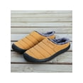 thumbnail image 4 of Fangasis Mens Casual Shoes Closed Toe Winter Shoe Plush Lined Flats Travel Warm Slippers Camel 5.5, 4 of 5