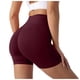 thumbnail image 1 of Pantalones cortos sin costuras para mujer que realzan los glúteos - Pantalones cortos de yoga de cintura alta, nailon y spandex, tallas S-XL, 1 of 5