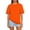 211#Saffron, variant on Unisex Color Casual Fashion Top Short Sleeved T-shirt Brown XL