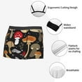 thumbnail image 5 of Kdxio Men's Boxer Briefs with Various Mushrooms Print - Comfortable and Breathable Underwear for Everyday Wear, 5 of 7