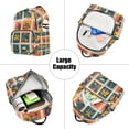thumbnail image 5 of FORMRS Mini Backpack Purse for Women Travel Daypack Casual Shoulder Bag, Jungle Stamp, 5 of 7