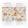 thumbnail image 5 of Jusqu'à 65 % de Réduction sur la Nappe Motif Fleur Fraîche SMihono Rectangulaire pour Table à Thé Décoration Maison, 5 of 5