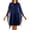 Dark Blue, variant on Women Swimsuit Cover Up Floral Lace Fringe Open Front Cover Ups Sheer Mesh See Through Cardigan for Summer Beach Vacation Dark Blue