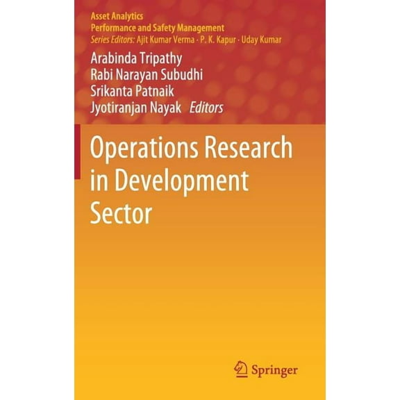 Asset Analytics Operations Research in Development Sector, (Hardcover)