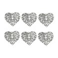 thumbnail image 1 of Abbracc Lot de 2-3 Pendentifs en Forme de Cœur en Filigrane Tibétain Extra Large 3 Pcs, 1 of 9