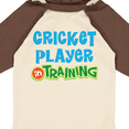thumbnail image 4 of Inktastic Cricket Player in Training Boys or Girls Long Sleeve Baby Bodysuit, 4 of 5