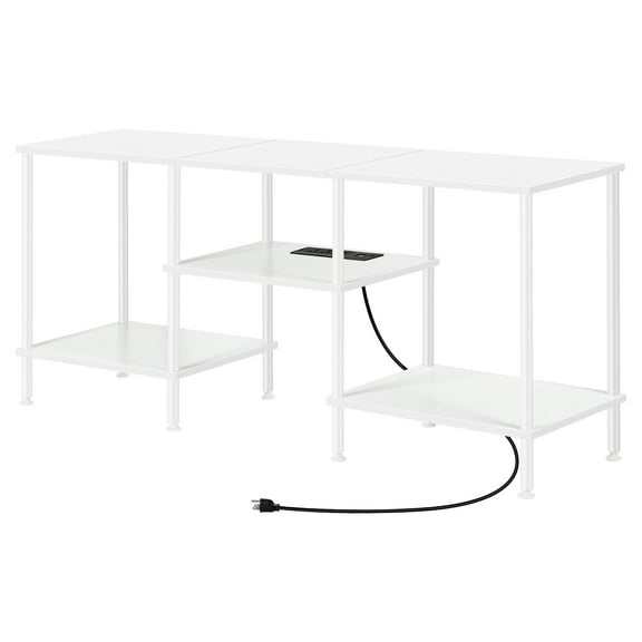 TV stand dresser with power sockets, entertainment center for 50" TV, TV stand for bedroom dresser