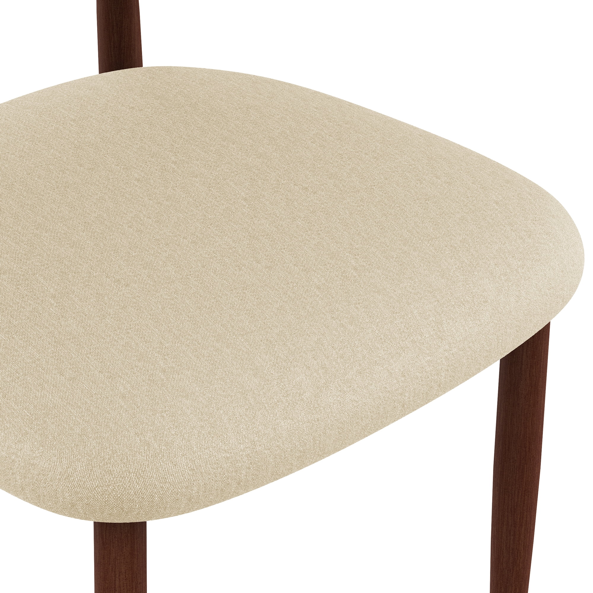 Modern Metal Dining Chair 20.87x22.44x30.71 Inch Upholstered Seat 300 lbs Capacity for Kitchen Dining Room