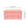 thumbnail image 2 of GOOHOCHY Caja de almacenamiento de plástico con tapa, organizador plegable, apilable, 2 of 8