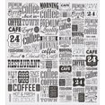 thumbnail image 3 of Vintage Duvet Cover Set, Retro Style Texts and Typographic Vintage Coffee Shop Restaurant, Decorative 3 Piece Bedding Set with 2 Pillow Shams, Queen Size, Charcoal Grey Pale Grey, by Ambesonne, 3 of 3
