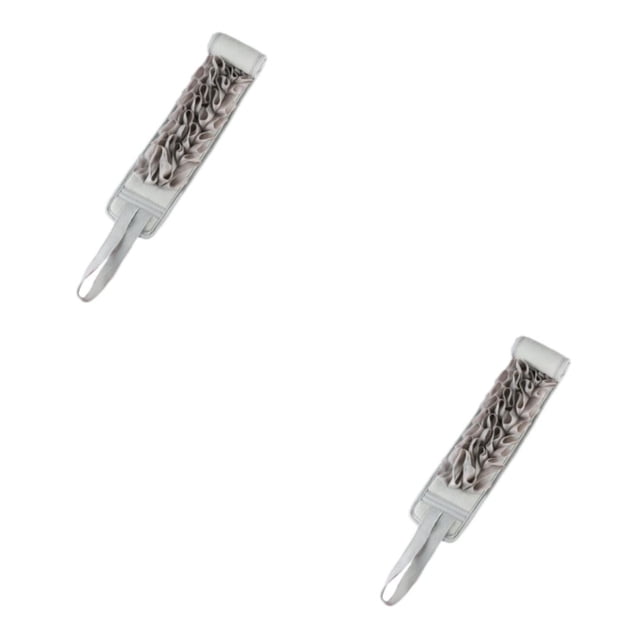 Toallas de baño para frotar Billuyoard gris 2Conjunto fibra saludables y ecológicos