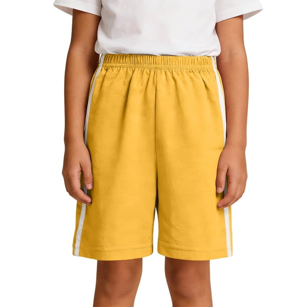 Pantalones de Verano para Niños Pequeños Pantalones Cortos de Bolsillo Transpirables de Color Sólido Pantalones Cortos para Niños, Niños Y Niñas