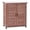 Dark Brown, variant on Outdoor Potting Bench with Storage Cabinet and Metal Top, Wood Workstation for Outdoor Patio, Garden (Grey, 42×18×37")
