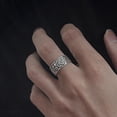 thumbnail image 3 of Justharion S99 Pure Lotus Flower Open Ring Delicate And Adjustable Chic And Delicate 99 Silver Lotus Ring, 3 of 6