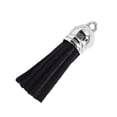 thumbnail image 1 of Cateissary 28 piezas llavero dijes creativo delicado llavero colgante borlas Simple bolso decoración borla artesanía decoración DIY accesorio Artesanía Negro Cateissary HA059646-14B, 1 of 6