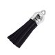 thumbnail image 2 of Wosthever 28 piezas bolsa Keychian encantos único exquisito llavero borlas Simple llavero borla adorno DIY accesorio para bolsos llaves Artesanía Negro Wosthever HA059646-14B, 2 of 6