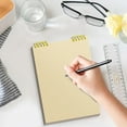 thumbnail image 5 of Top Bound Spiral Notebook, Top Detachable Notebook, Multifunctional Top Binder Notepad - A5 Size Top Bound Notebooks, Memo Notebook for Workplace, Daily Use, 60 Sheets, Square, Yellow, 5 of 9