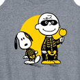 thumbnail image 3 of Peanuts - Charlie And Snoopy Skeleton - Women's Racerback Tank Top, 3 of 6