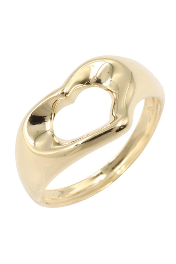 Pre-Owned Tiffany & Co. Open Heart Ring, 18K (Yellow Gold), Women's Jewelry, Gold Tone