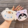 thumbnail image 2 of Sanrio-Llavero de peluche Kuromi, monedero Cinnamoroll, My Melody Wallet, muñeco de peluche, bolsa de dibujos animados, colgante, accesorios de regalo Fivean unisex, 2 of 2