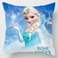 thumbnail image 1 of Funda de cojín de Frozen de Disney, figura de acción de Elsa, Anna, Princesa, de felpa corta, decorativa para el hogar, funda de almohada para sofá, 1 of 4