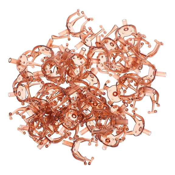 50pcs Chocolate Candy Cups Plastic Truffle Wrappers Mini Cupcake Holders for Baking, Valentines Day, Party, and Wrapping Supplies