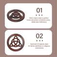 thumbnail image 3 of Creative Altar Design Ornament Wood Carving Ritual Ornament Altar Adornment, 3 of 8