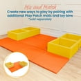 thumbnail image 5 of ECR4Kids SoftZone Play Patch Activity Mat Squares, Modular Playmat, Orange, 4-Pack, 5 of 9