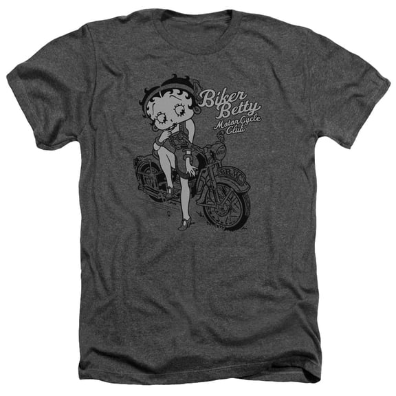 Betty Boop - Bbmc - Heather Short Sleeve Shirt - Small