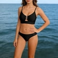 thumbnail image 1 of Conjuntos de bikini tankini para mujer Trajes de baño de bloques de color Traje de baño de dos piezas con tirantes anchos y soporte Traje de baño de dos piezas para mujer Trajes de baño tankini para m, 1 of 5