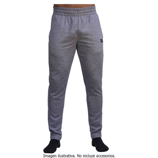 Pantalón Wilson para Hombre con Elástico en Cintura Deportivo Gris Talla G