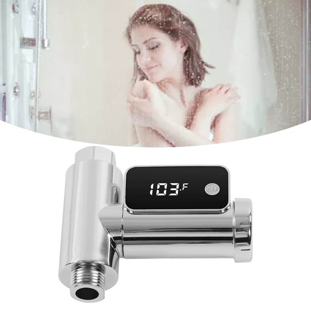 Termómetro de Ducha LZD E6 Medidor de Temperatura del Agua del Baño Probador con Pantalla LED Medidor de Temperatura de la Ducha de Hilo G1/2 para el Baño del Hogar ANGGREK Otros