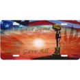 thumbnail image 1 of All Gave Some Some Gave All License Plate, 1 of 2