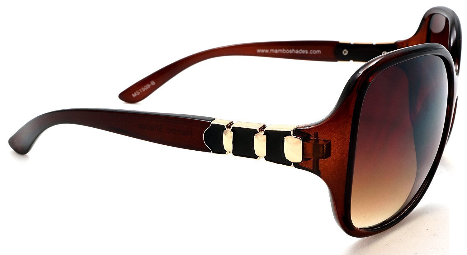 Women's Oversized Fashion Classic Polarized Sunglasses - Bombshell - Brown - image 3 of 6