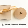 thumbnail image 3 of PSBM Water Activated Gummed Kraft Tape, 2.75" x 375 Feet, 8 Rolls, Fiberglass Reinforced, for Shipping and Sealing, 3 of 7
