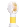 thumbnail image 3 of Mini Handheld Fan Cartoon Design Strong Wind USB Rechargeable Mini Portable Fan for Travel Office Home, 3 of 5
