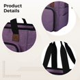 thumbnail image 3 of Oxford cloth woven handbag, multifunctional storage tote bag, wide mouth design, long-lasting zipper and shoulder straps, 3 of 5