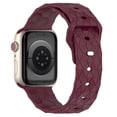 thumbnail image 2 of Correa de silicona para Apple Watch Ultra 8 7 6 5 4 3 2 1 SE (Borgoña 38/40/41 mm) Ndcxsfigh Para estrenar, 2 of 7