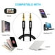 thumbnail image 5 of Cable De Audio Jack De 3,5 Mm Chapado En Oro Estéreo Macho A Macho Cable Auxiliar (1,8 M), 5 of 8