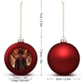 thumbnail image 2 of Attack On Titan Christmas Balls Ornaments Decoration Xmas Tree Hanging Ornament Pendant for Home Indoor Holiday Party Decor 4PCS, 2 of 8