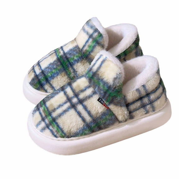 Women Slippers House Slippers for Woman Winter Slippers With Cozy High Top Design Soft Sole Comfortable Shoes for for Cold Weather and Indoor Use Elegant Style