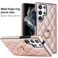 thumbnail image 2 of For Samsung Galaxy S23 Ultra/S23+/S23 Case Cover, Shockproof Luxury Leather Soft Silm Stand Cover With Ring, 2 of 5