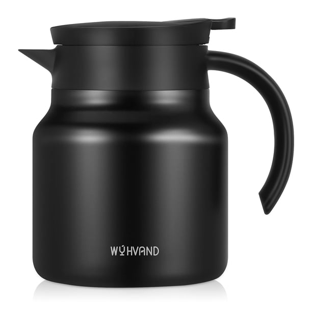 Jarra térmica para café WYHVAND, 800 ml, acero inoxidable, color negro