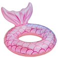 thumbnail image 1 of Mermaid Inflatable Swimming Adult Lifebuoy Water Chair Inflatable Floating Bed Adult Beach Toys With Backrest 90cm, 1 of 5