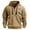 Khaki, variant on Tactical Hoodies for Men Long Sleeve Hooded Sweatshirt Vintage Workout Cargo Sweatshirt Graphic Drawstring Hoodie with Pockets